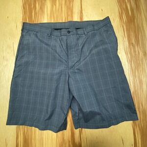 Ben Hogan Gray Plaid Performance Golf Shorts Men's‎ 40